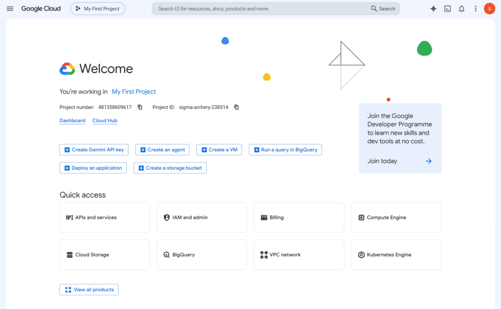 Google Cloud Console