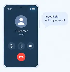 Customer calls and voice interaction